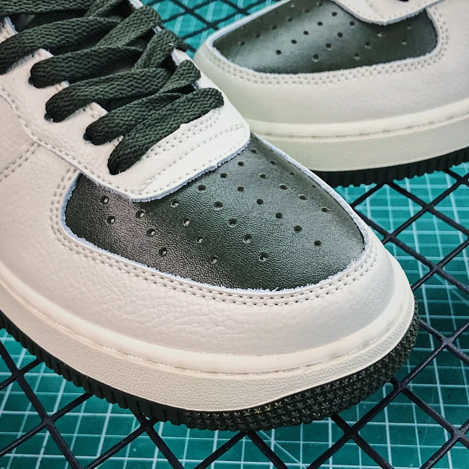 

Air sole 1 '07 Light Soft mid Khaki 808788-999 Men's shoes for Male Sports Sneakers female shoes lady boot Women Max size 46