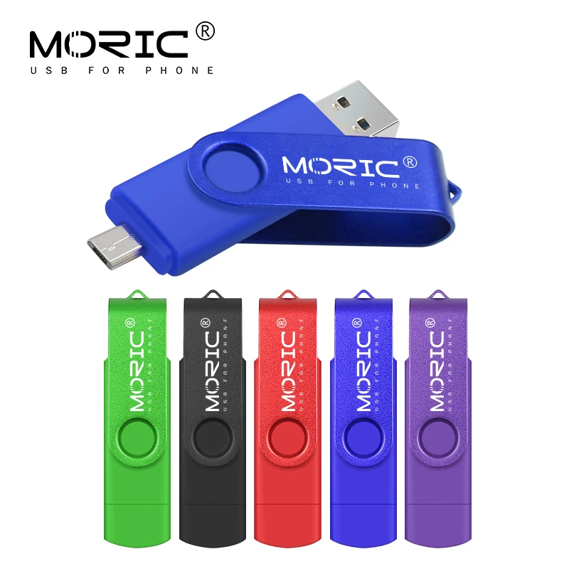Вращающийся на 360 ° OTG USB флеш накопитель cle 64G 2 0 для смартфонов 4g 8g 16g 32g 128g micro usb