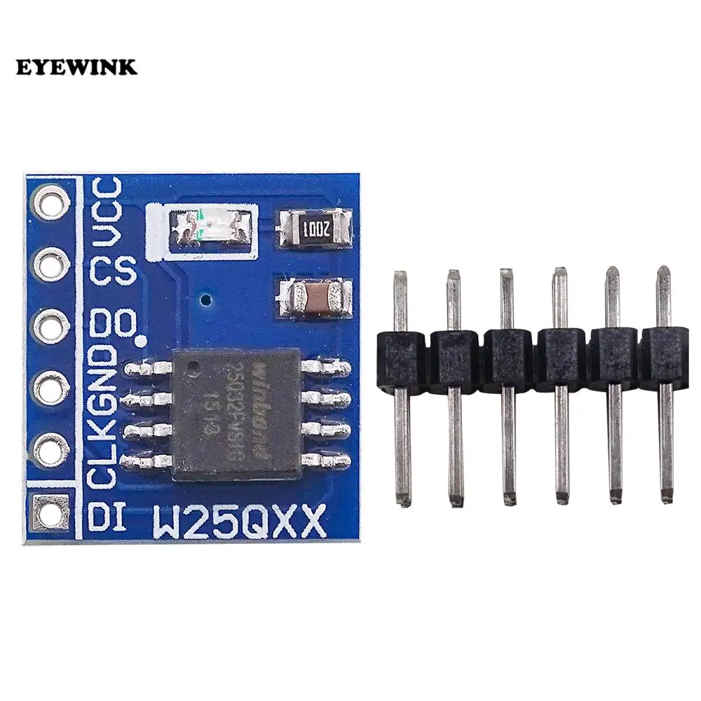W25Q32 W25Q64 W25Q128 модуль флэш-памяти большой емкости SPI интерфейс BV FV STM32 код |