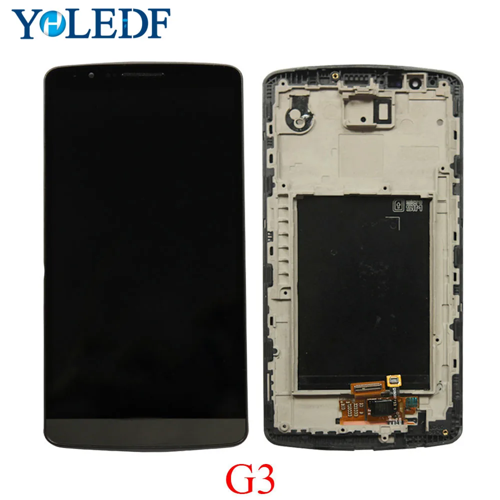 Оригинал 5 &quot100% протестирован для LG G3 D850 D851 D855 ЖК-экран кодирующий