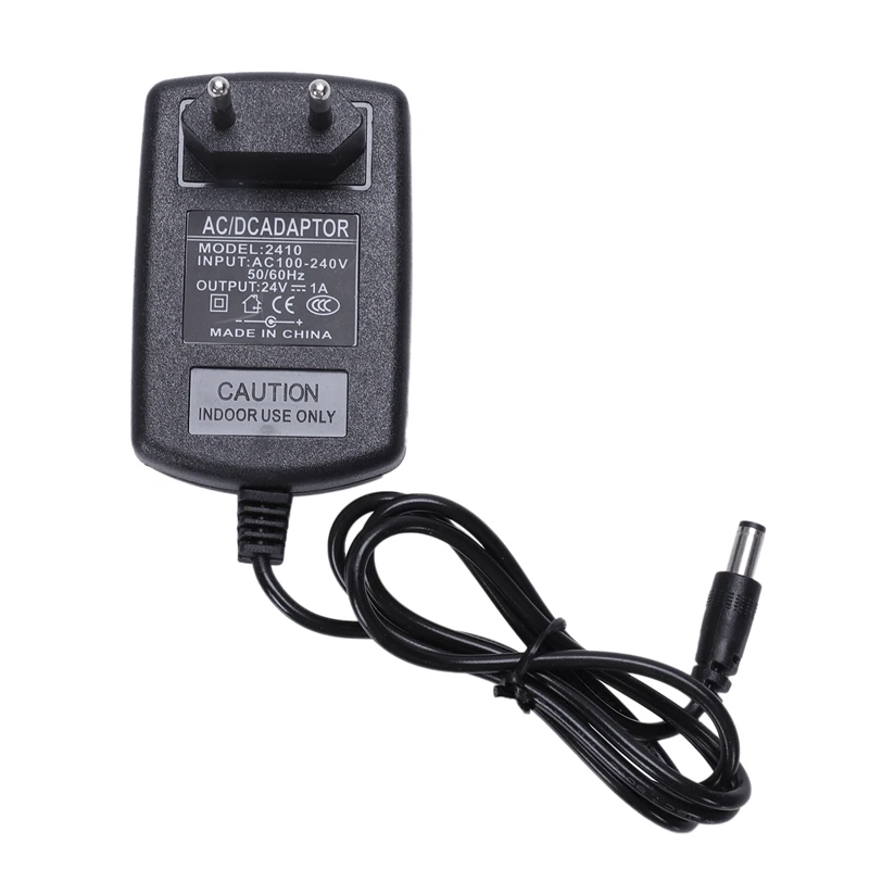 

Charger US Plug AC 110V 220V Converter DC 24V 1A Power Supply Adapter Black