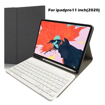 

Wireless Keyboard For iPad Pro 11 2020 Tablet Wireless Keyboard with Pen Slot and Leather Protector For iPad Pro 11 2020 Case