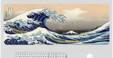 Peça de Jogo Almofada do Mouse com Bloqueio Jogo do Rato Grande dos Desenhos Mousepad Anime Borda Animados Borracha Mouse Pad Teclado Computador Uma 2 Almofadas de mesa & Blotters