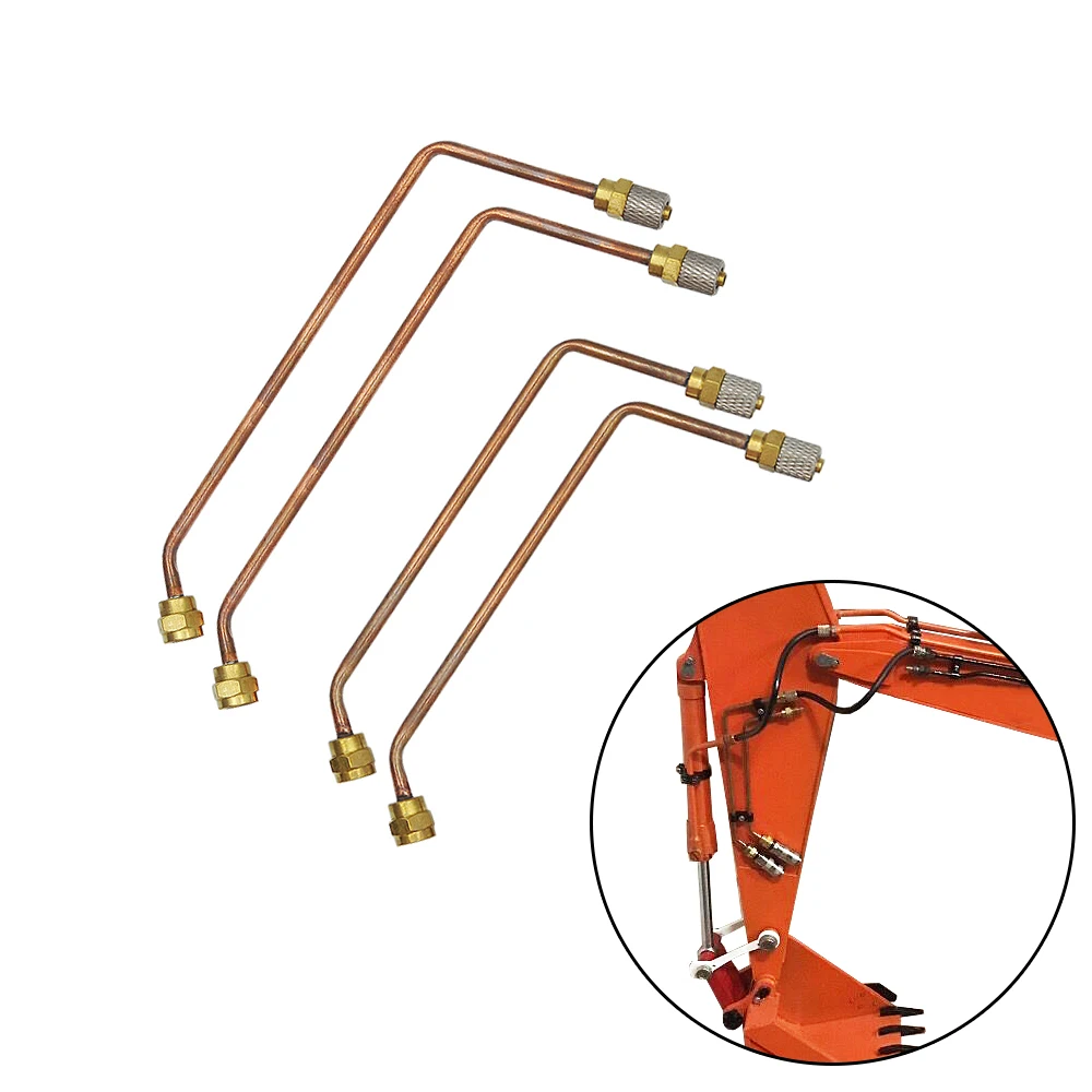 Details about   Excavator Model Forearm Copper Tubing Hydraulic Quick-Connect Tubing Forearm 