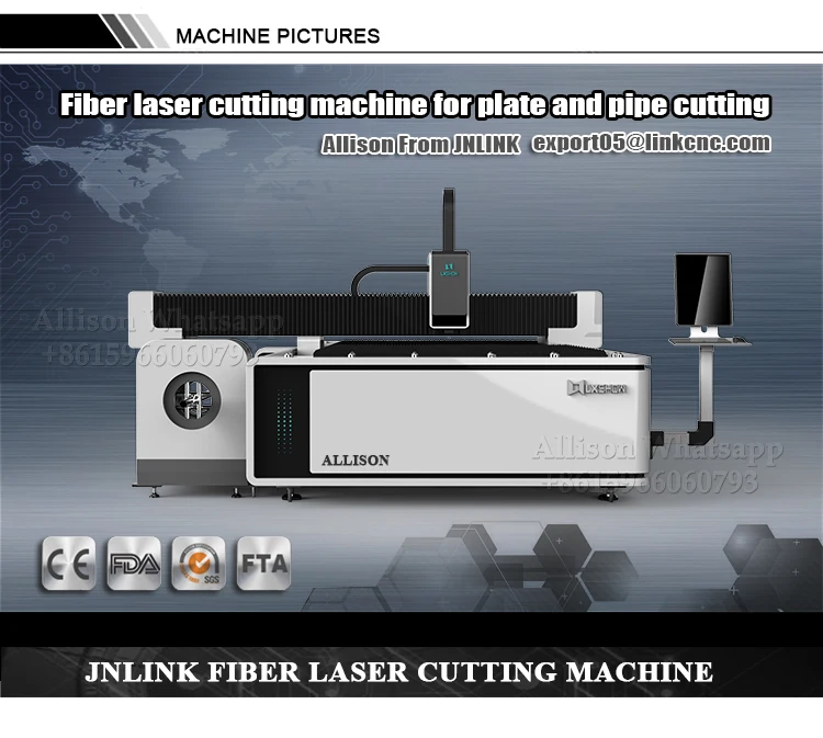 cnc fiber laser cutting machine for plate and pipe cutting-1