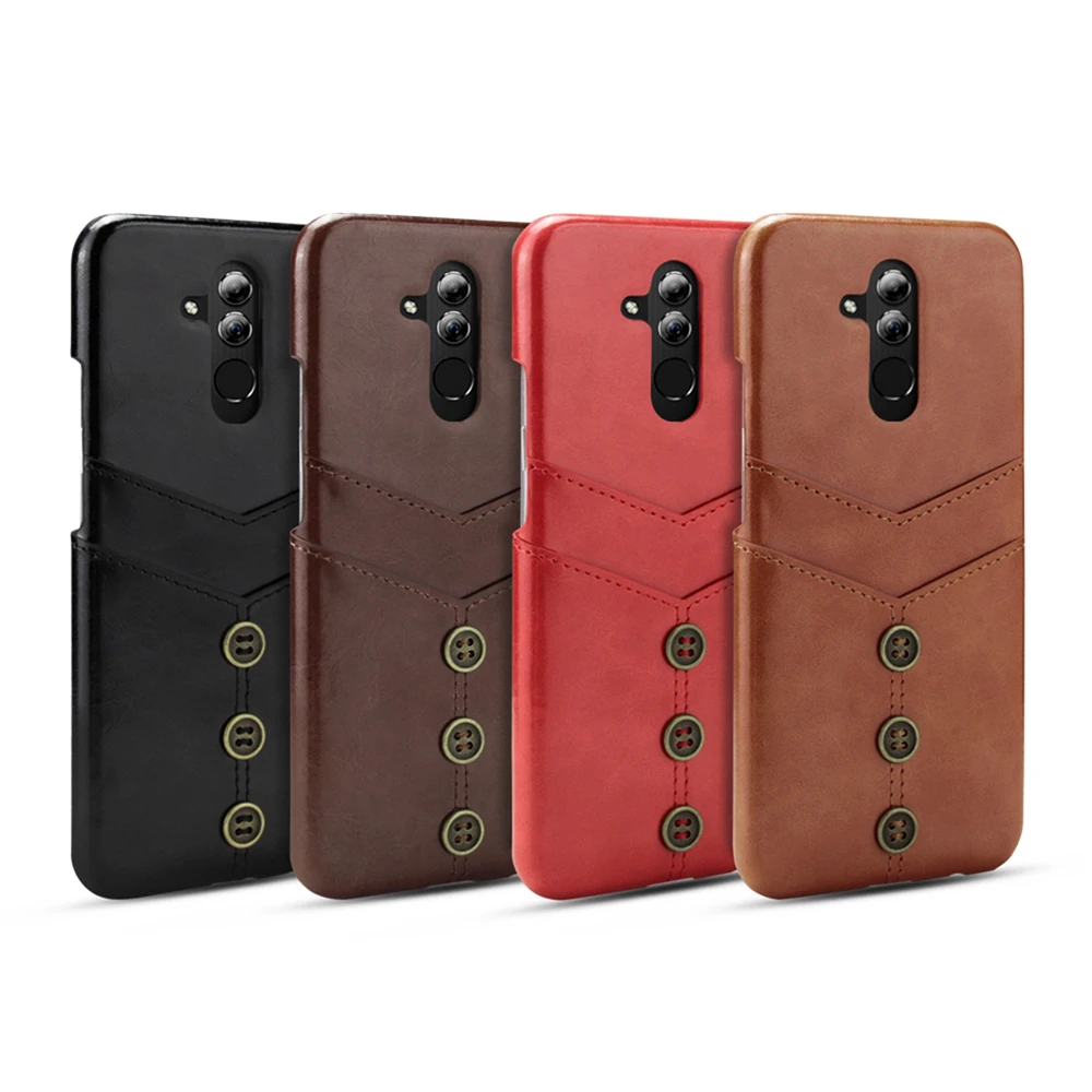 PU защитный чехол для телефона iphone XI Max XIR XS для samsung Note10/10+ 5G для huawei mate 20 P30 Pro P30Lite задняя крышка для карты