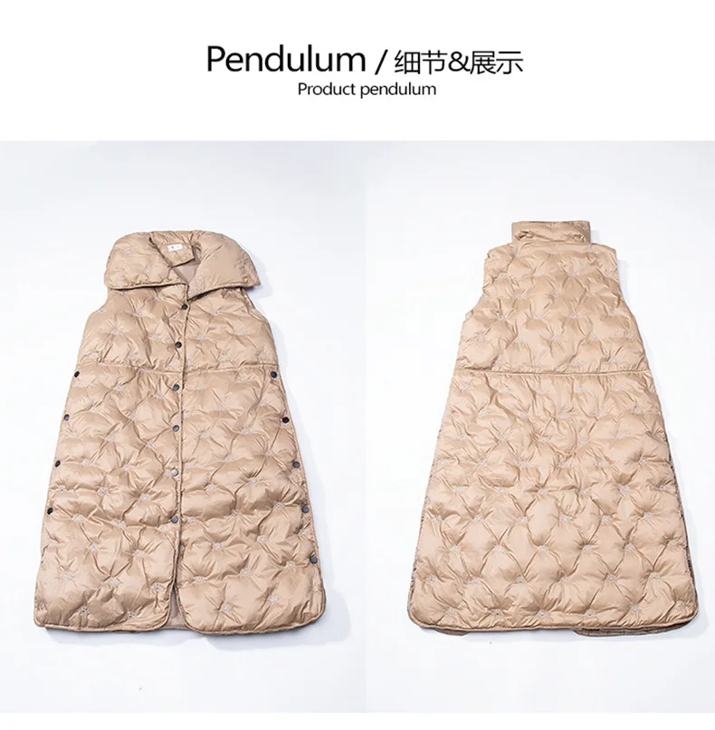 Хлопковое длинное осенне-зимнее пальто Одежда Manteau Femme Dabuwawa Тренч жилет для женщин без Рукавов корейский Tangada Vefadisa YL222