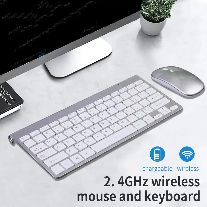Dqrワイヤレスキーボードマウスセットのusb充電式slientボタン人間工学キーボードとマウスコンボ2 4ラップトップpc キーボード マウスセット Aliexpress