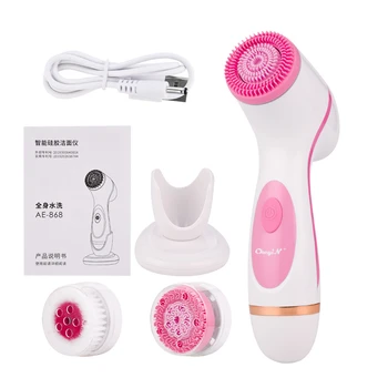 

USB Facial Cleanser Brush Facial Electric Rotating Massager Blackheads Remover Skin Care Deep Cleaning Rechargeable Face Brush