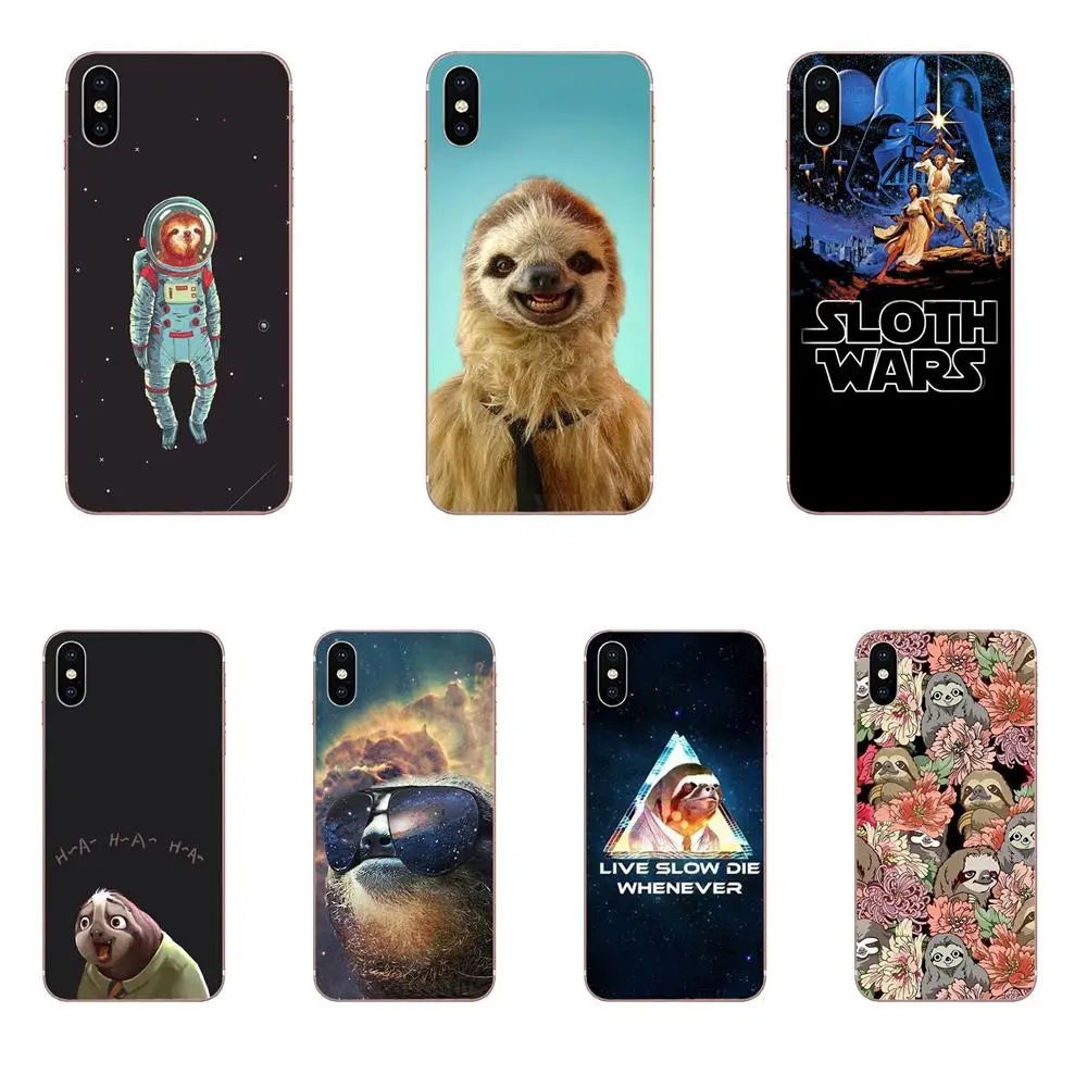 

TPU Protective Cover Case For Xiaomi Redmi Note 2 3 3S 4 4A 4X 5 5A 6 6A Pro Plus Sloths Cute Lovely