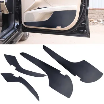 

DWCX 4pcs Black Carbon Fiber Car Door Anti-Kick Protective Sticker Cover Pad Trim Fit For Toyota Camry 2018 2019