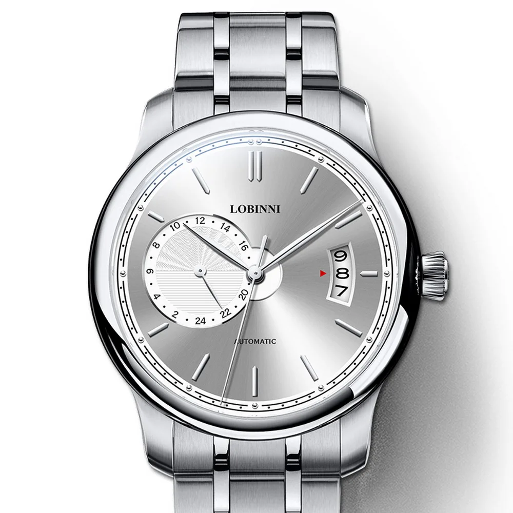 Автоматические наручные часы для мужчин, мужские механические часы LOBINNI Мужские Роскошные Водонепроницаемые наручные часы швейцарский бренд relogio masculino - Цвет: men watch p3