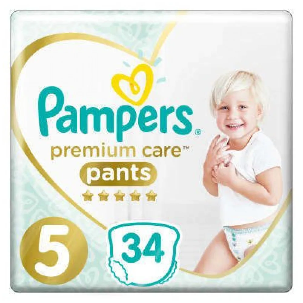 Трусики Pampers Premium Care Pants 5(12-17 кг) 34 шт