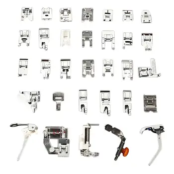 

32 PCS Multi-functional Domestic Sewing Machine Presser Foot Set Sewing Machine Accessories for Brother Singer Janome NEW