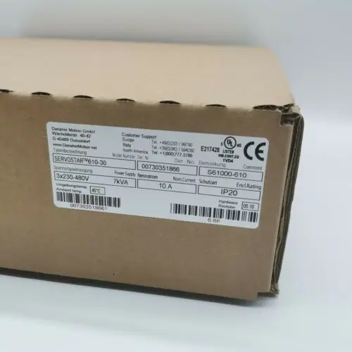 Kollmorgen SERVOSTAR 610-30 S61000-610 3x230-480V 7KVA 10A IP20