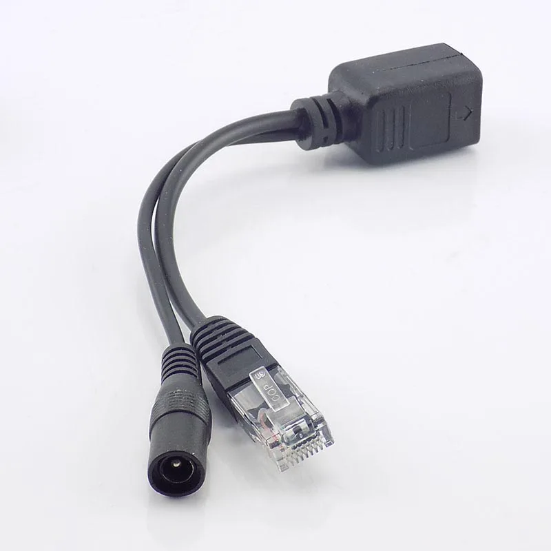 10 пар 12 в кабель адаптер Poe Rj45 Poe сплиттер инжектор комплект питания разделитель жил кабеля Combiner Cctv аксессуары O21