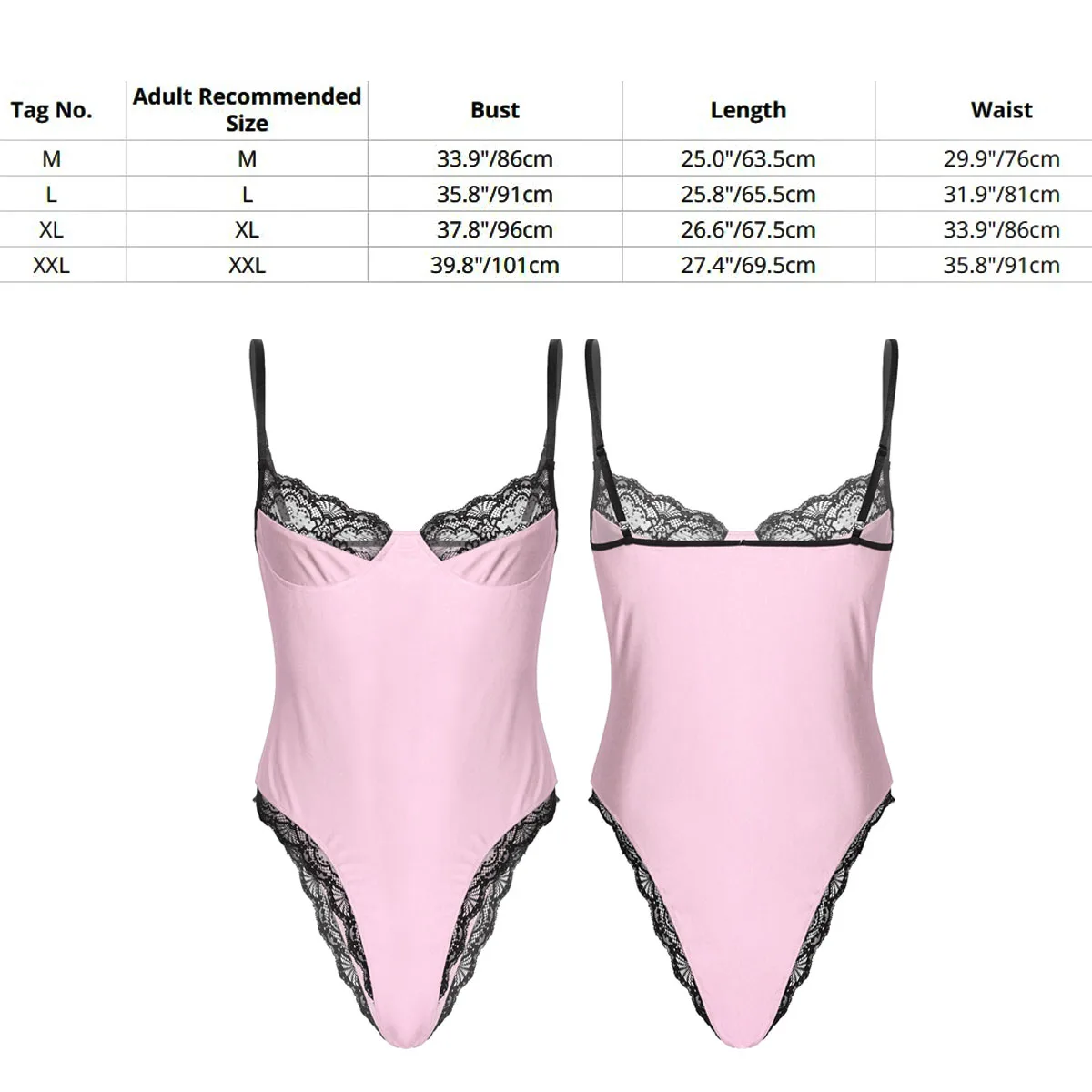 Men Sexy Lace Bodycon Bodysuit Sissy Sleeveless Lingerie Teddie Catsuit Nightwear Spaghetti Strap Wireless Bra Leotard Underwear