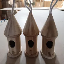 Деревянный дом птица скворечник подвесное гнездо коробка для птиц украшения для домашнего сада
