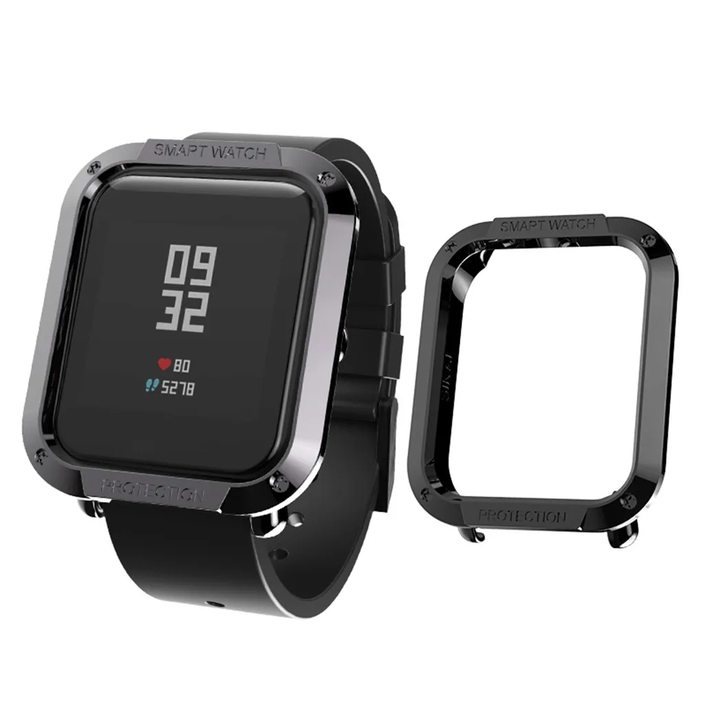 Для Amazfit Bip Молодежный протектор для часов ультра-тонкий гальванический ПК Чехол протектор невидимая Магнитная застежка для Amazfit# Y