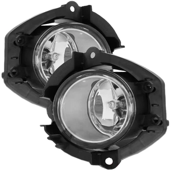 

DHBH-2Pcs Car Front Bumper Fog Lamp Assembly with Wiring Harness Switch Bulb Fit for Toyota RAV4 2006-2008