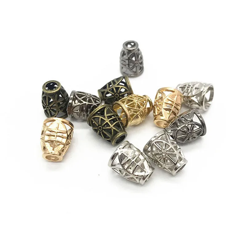 10Pcs Metal Hanging Bell Rope For Deduction DIY Decorative Buckles Ropes Down Jacket Pants Headbands Button | Дом и сад