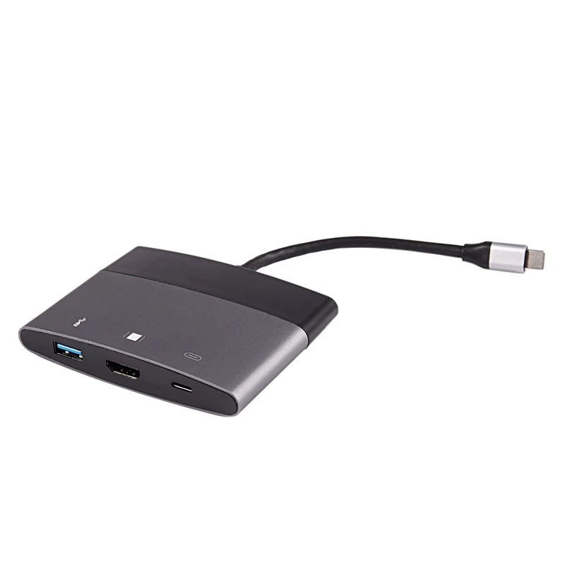 

5 in 1 Type C Hub To 4K-60Ghz Hdmi/Usb C 3.1/Pd/3 Usb 3.0 Charging Adapter for Nintendo Switch Macbook Laptop Smartphone