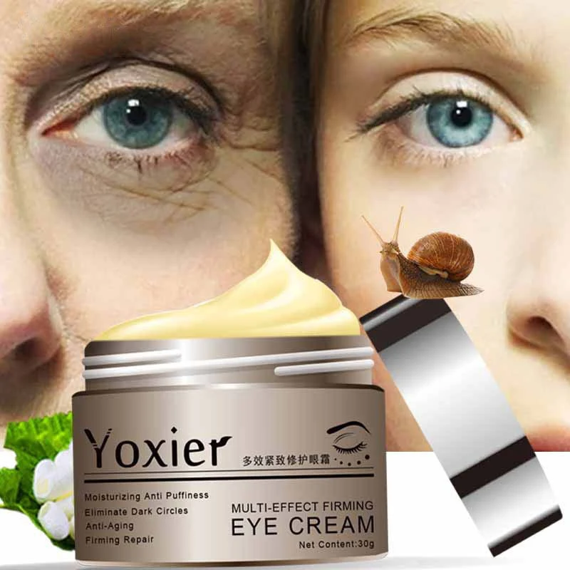 

Snail Eye Cream Hydrating Firming Skin Smooth Fine Lines Anti-puffiness Eye Care Essential Cream