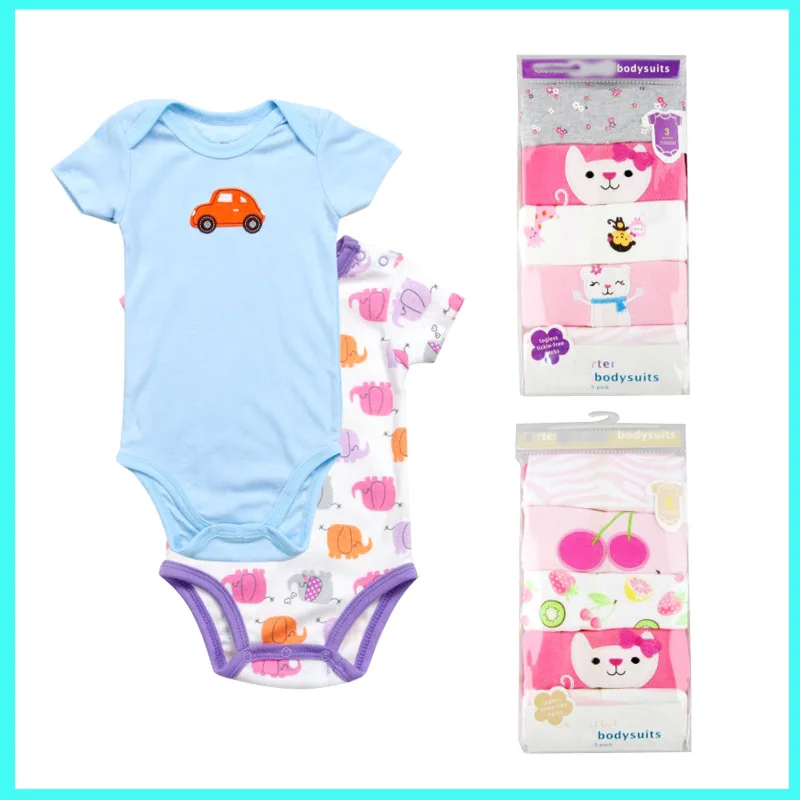 

Manufacturers Wholesale Carter Crawling Clothes Short Sleeve Triangle Romper Pure Cotton Onesie Spring And Summer Baby Clothes