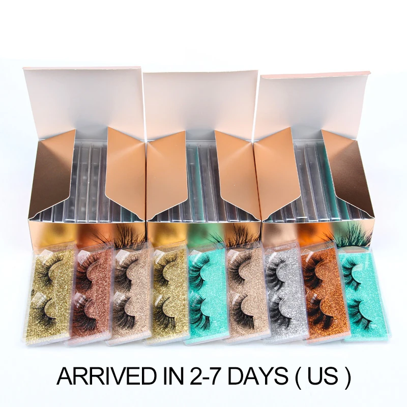 Hot Item Eye-Lashes Faux-Cils Long-Set Bulk Makeup Natural 6D 5/30/50/100pcs GR6JempreMr