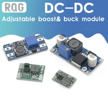 Módulo de fuente de alimentación estabilizada de voltaje DC-DC, elevador ajustable y módulo regulador de voltaje LM2596S-ADJ MT3608 MP1584EN