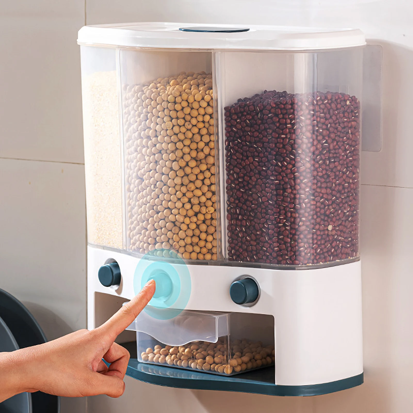 Other Home & Living Home Kitchen Cereal Dispenser Rice Dispenser Rice