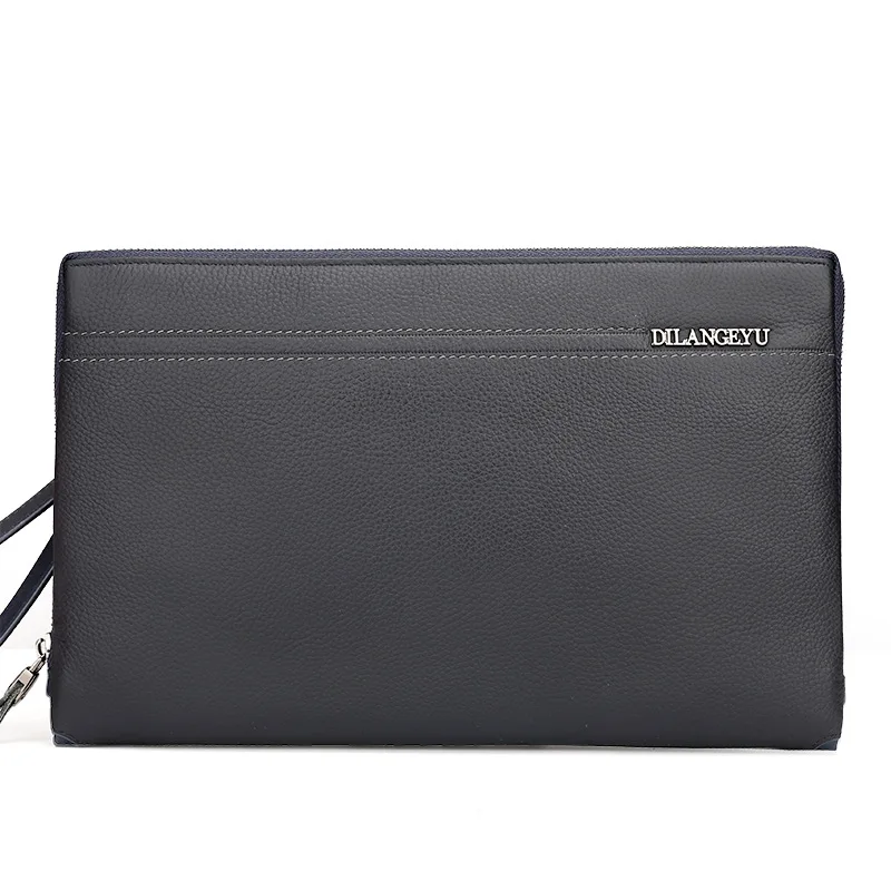 

Men Fashion Full-grain Leather 2018 Spring New Style Large-Volume Multi-functional Men Multi-color Wallet Clutch Bag