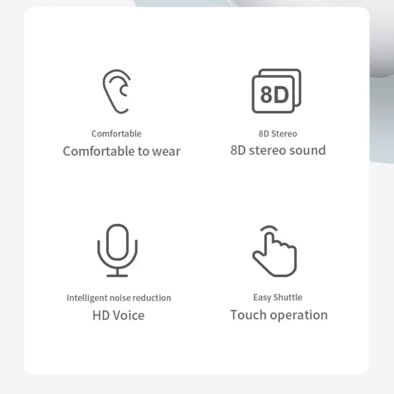 A3 TWS беспроводные bluetooth-наушники In-Ea карта памяти 3