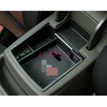 

For Audi Q5 2009-2017 Car Organizer Central Armrest Storage Box Container Tray Console Styling Accessories