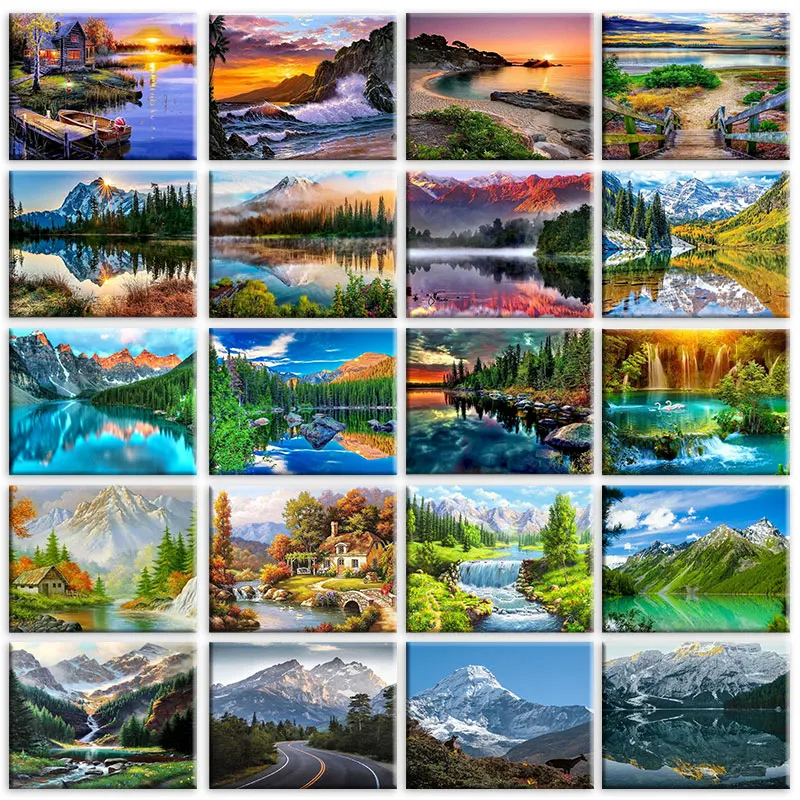 Painting By Numbers On Canvas With Frame Diy Kit For Adults Drawing Acrylic Paint Oil Picture Of Coloring By Numbers A,painting by numbers kits,oil picture by numbers,painting by numbers