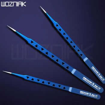

MECHANIC hollow heat-dissipating tweezers, lengthened thickened high hardness tweezers for repairing mobile phone PCB IC tweezer