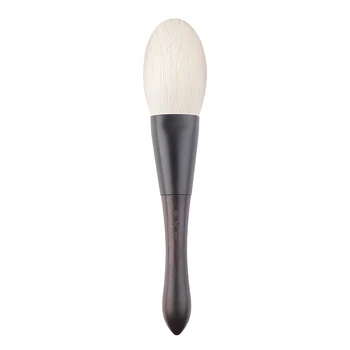 

Q3-13 Professional Makeup Brushes Soft Saikouhou Goat Hair Flat Face Powder Brush Ebony Handle Make Up Brush