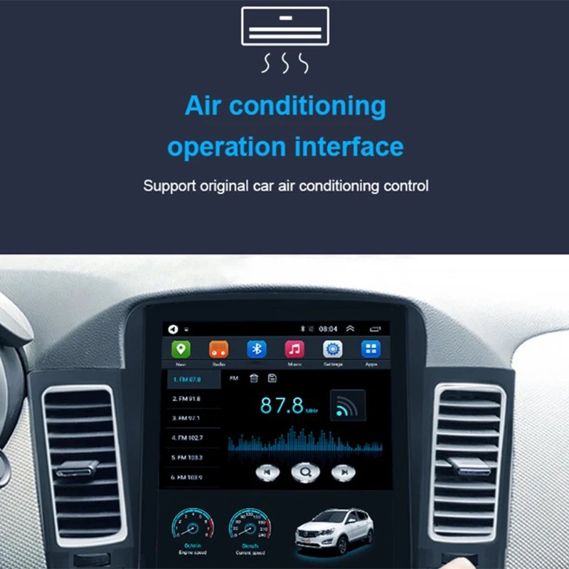  10.4 inch Android 8.1 Octa Core Car GPS for Chevrolet Cruze 2006-2014 NO DVD with Stereo Auto Radio