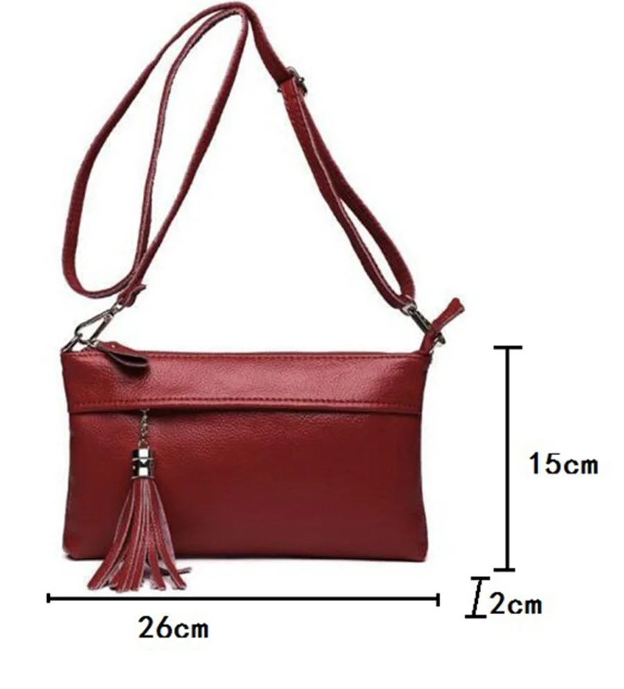 Mara's Dream New Solid Color Leather Ladies Messenger Bag Clutch Bag Evening Bag Casual Small Bag