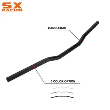 Мотоцикл 7/" Алюминиевый сплав 22 мм руль тяги прямой бар на заказ для Harley KTM HONDA YAMAHA SUZUKI KAWASAKI BMW Street