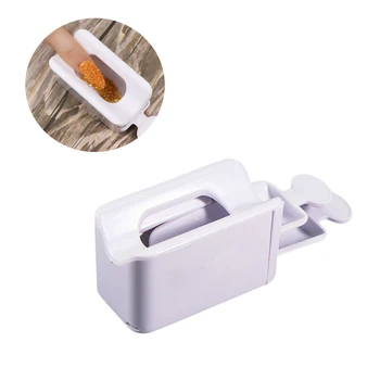 

Powder Recycling Portable Dipping Powder Magic Mirror Powder Recycling Tray White Nail Sequin Glitter Storage Box Manicure Tool