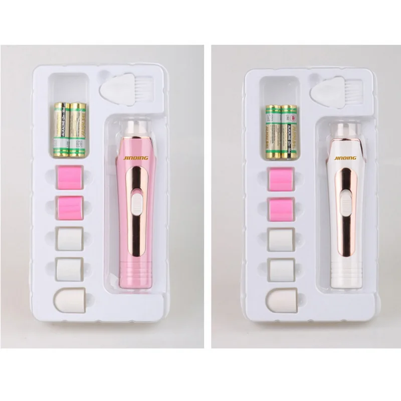 Women Epilator 3 In 1 Lady Shaver Painless USB Charge For Total Face And Body Hair Eyebrow Trimmer