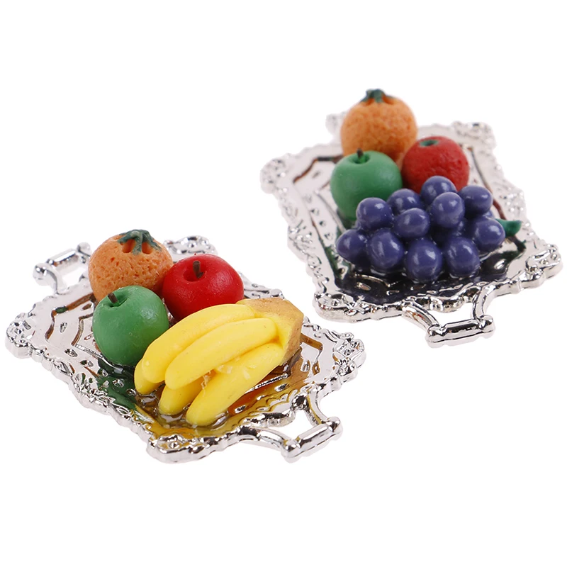1 шт мини растительное фрукты Microfood игровой сцены, модель 1/12 весы кукольный домик Кухня игрушки Кукольный дом аксессуары