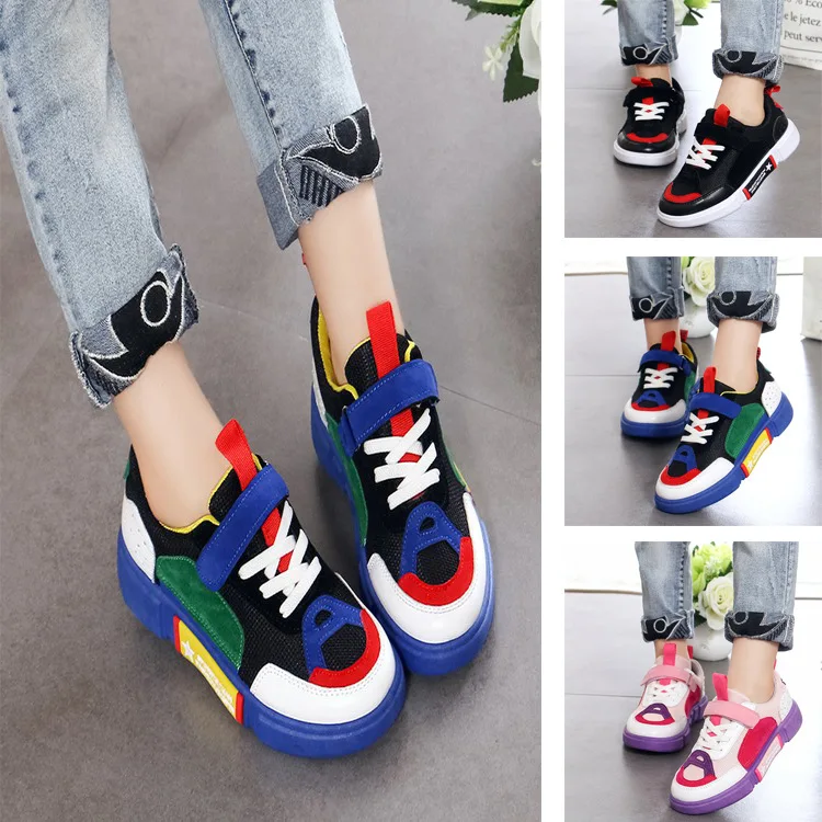 

New Products CHILDREN'S Shoes 2018 Autumn Children Shoes Korean-style Fashion BOY'S Casual Shoes Girls Running Shoes Big Boy Stu