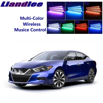 

LiandLee For NissanMaxima Maxima A36 2015~2019 Car Interior UnderDash FootWell Seat Accent Music Rhythm Ambient Light