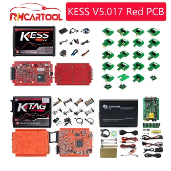

Online V2.53 EU Red Kess V5.017 OBD2 Manager Tuning Kit KTAG V7.020 4 LED Kess V2 5.017 BDM Frame KTAG fgtech v54 ECU Programmer