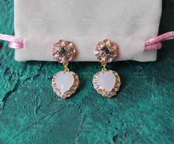 

2020 Special Offer Direct Selling Heart Women Casual/sporty Oorbellen Earings Wedding Series Jewels Earrings Stud