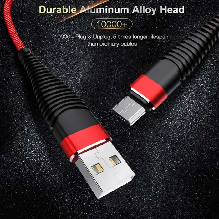 Usb type-C кабель Прочный USB зарядное устройство плетеный кабель для передачи данных Поддержка 2A кабели для быстрой зарядки PUO88