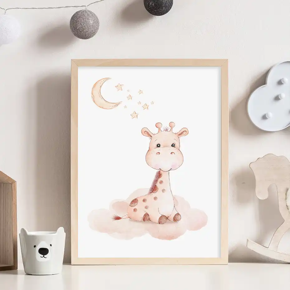 Tableau De Naissance De Bebe Fille Rose Avec Nom Initial Personnalise Peinture Sur Toile Affiche Murale Imprimee Image Artistique Decor De Maison Aliexpress