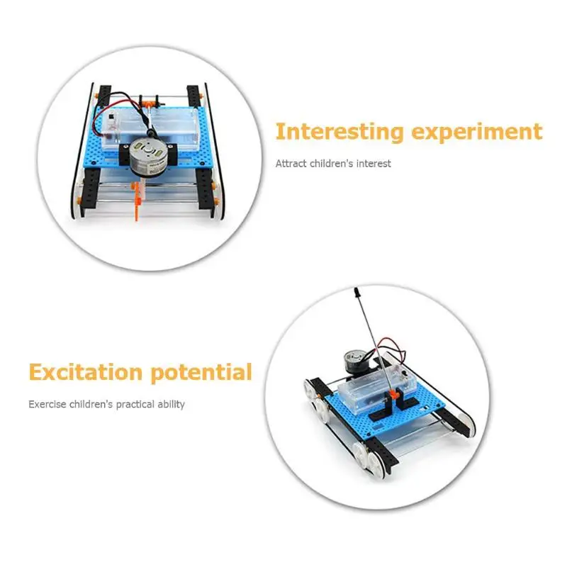  Electric Tank Materials Creative Assemble Projects Teaching Educational Equipment DIY Science Exper - 4000549661054